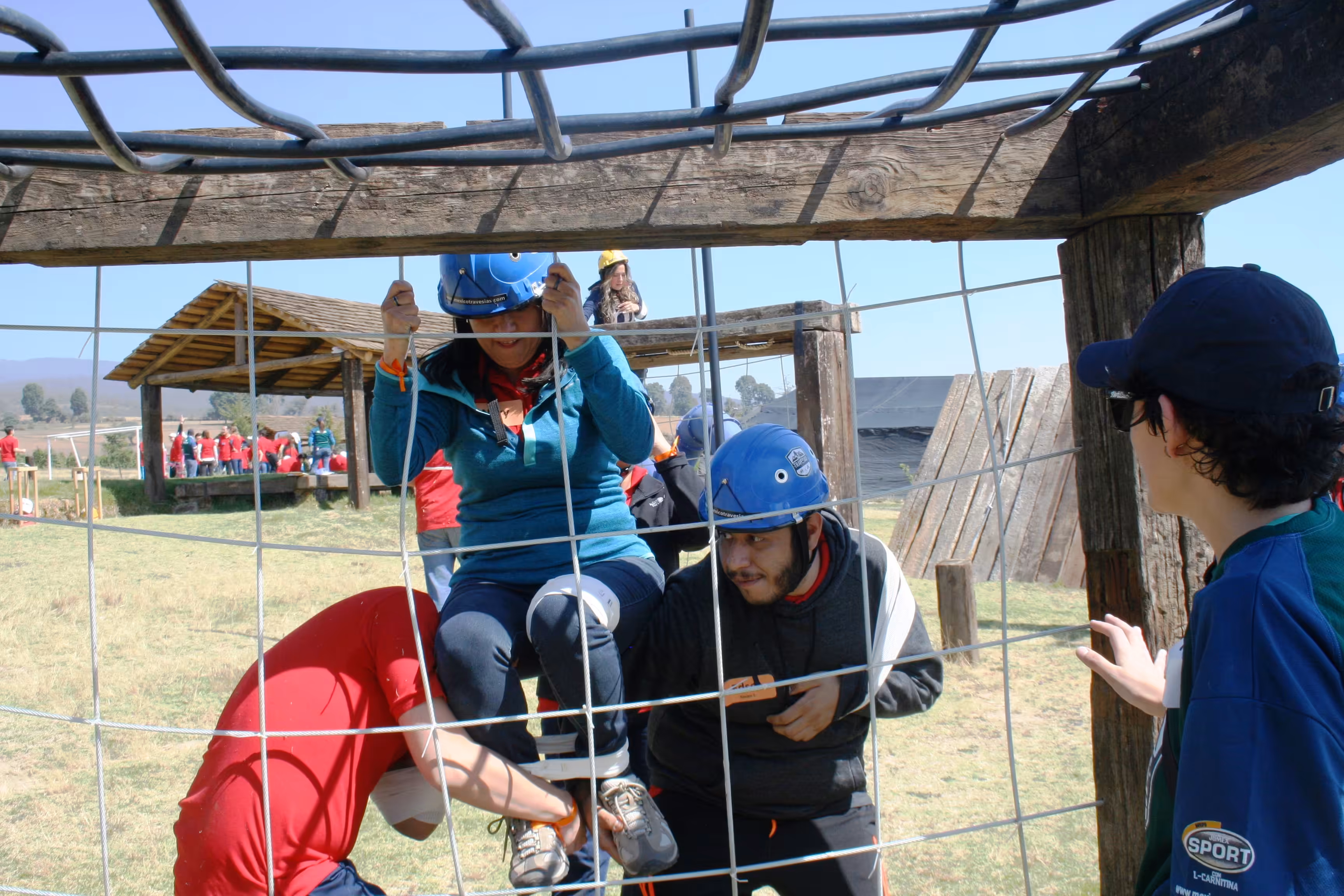 Actividad de retos en la naturaleza