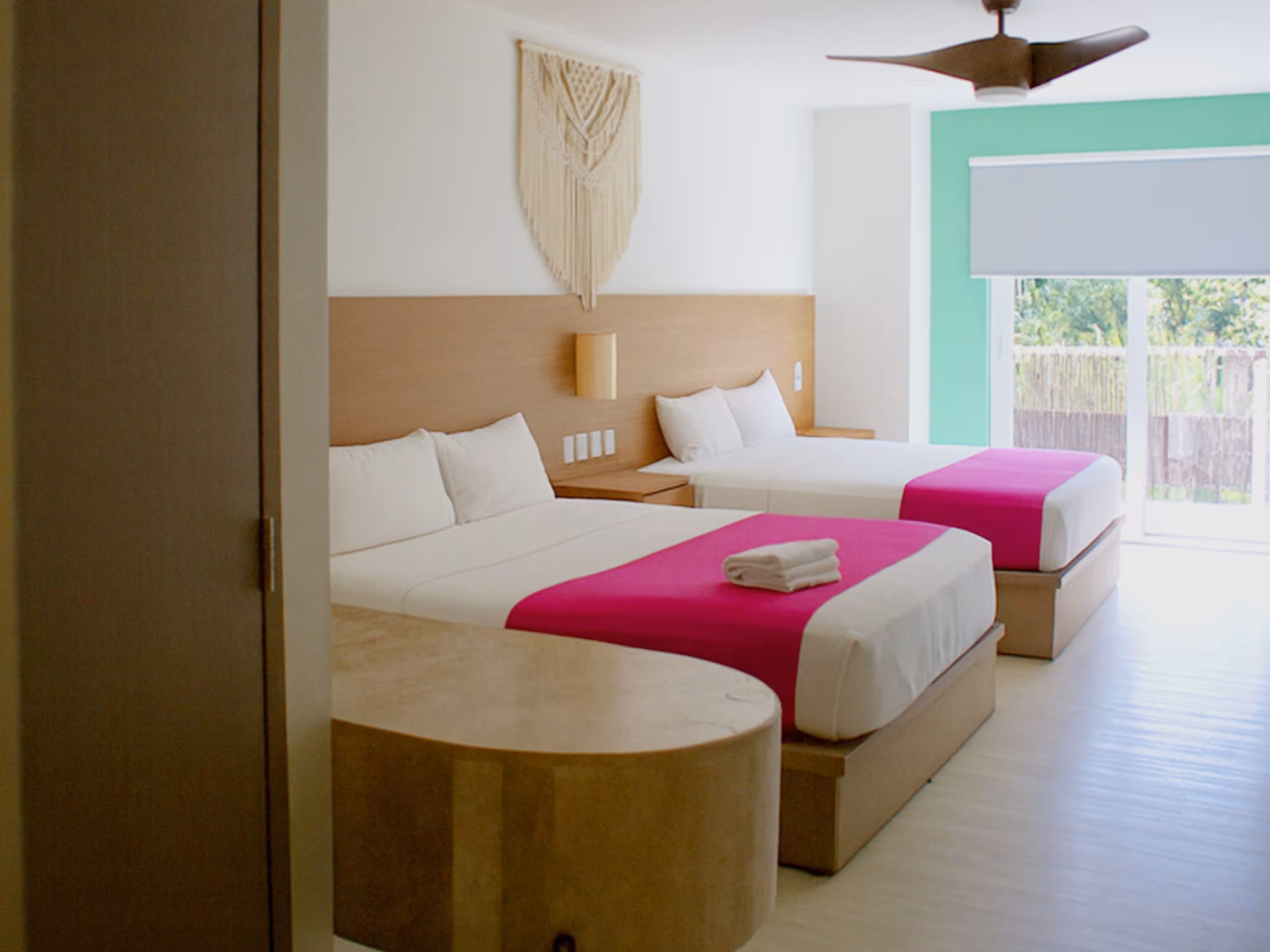 Vista del área de descanso