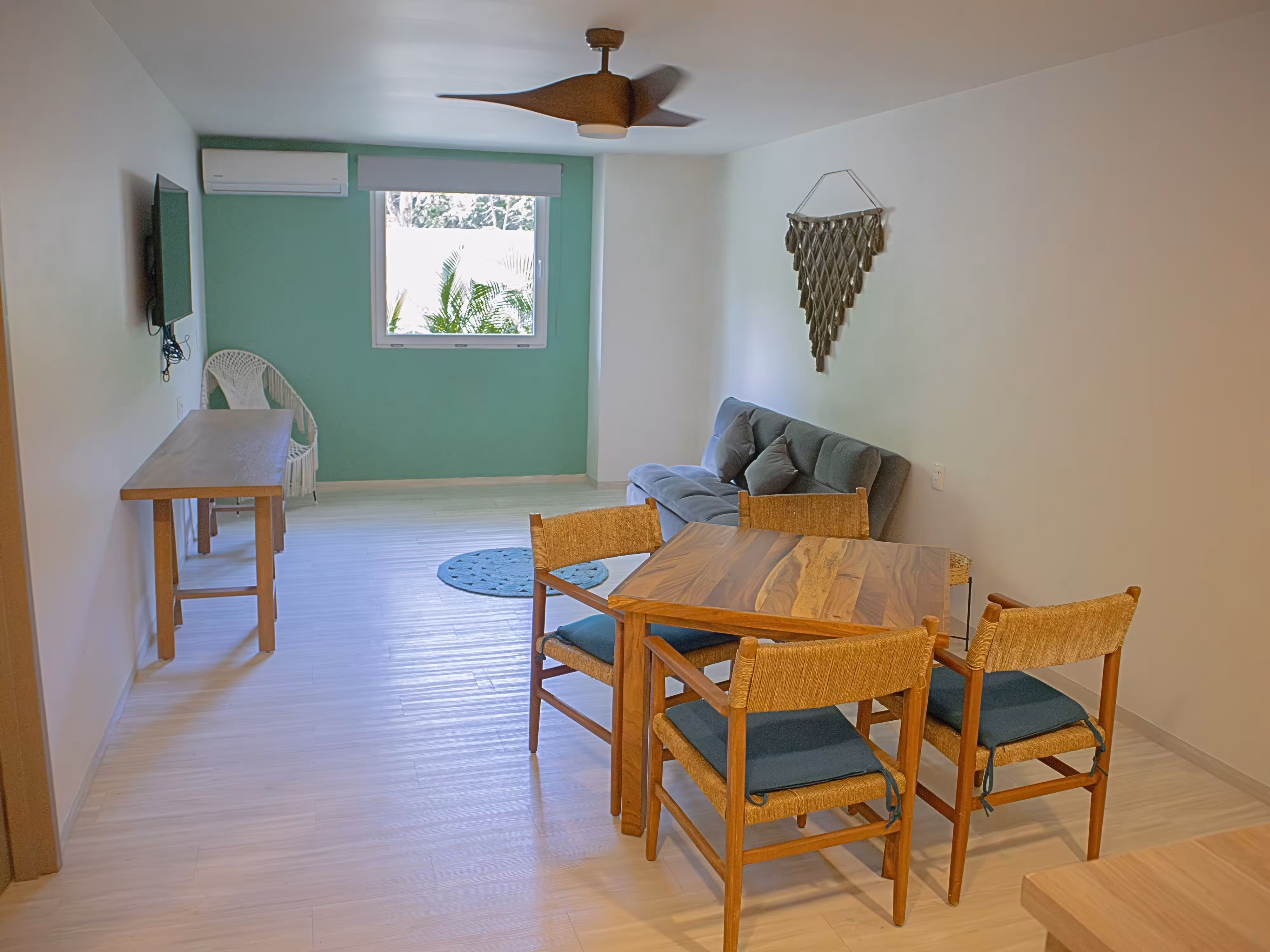 Vista del área de descanso