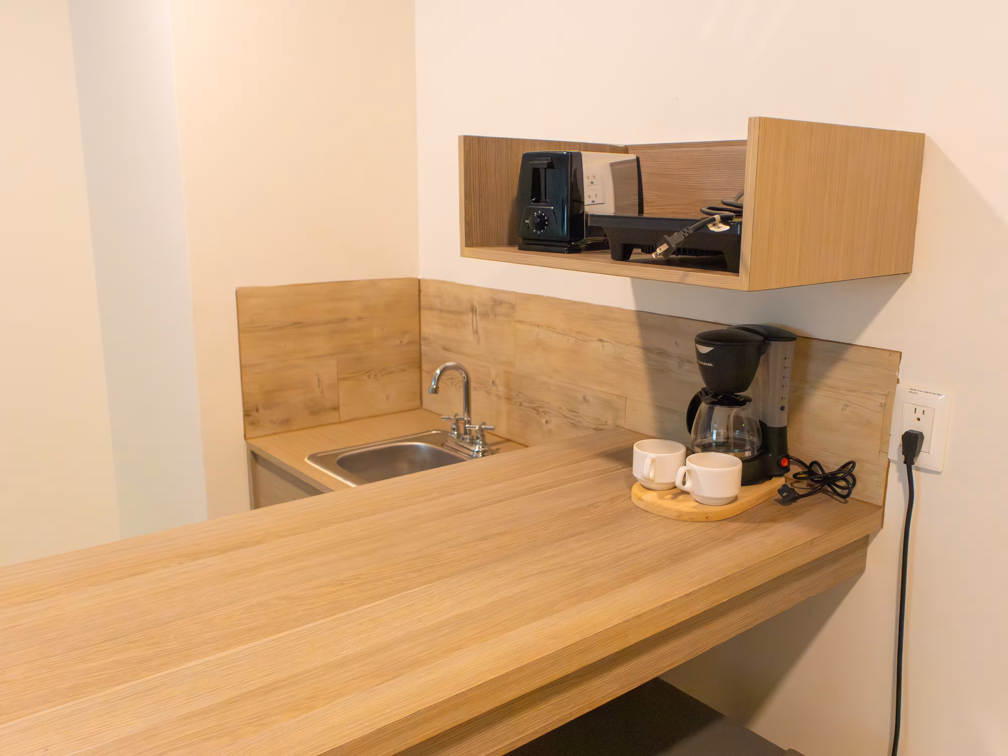 Vista del baño de la habitación