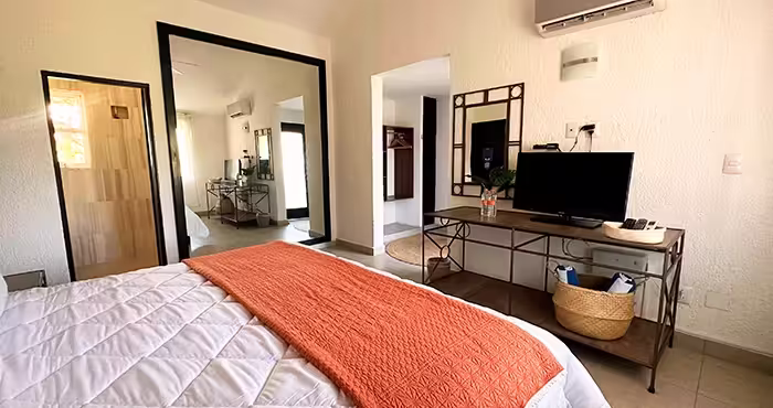 Vista principal de la habitación de lujo