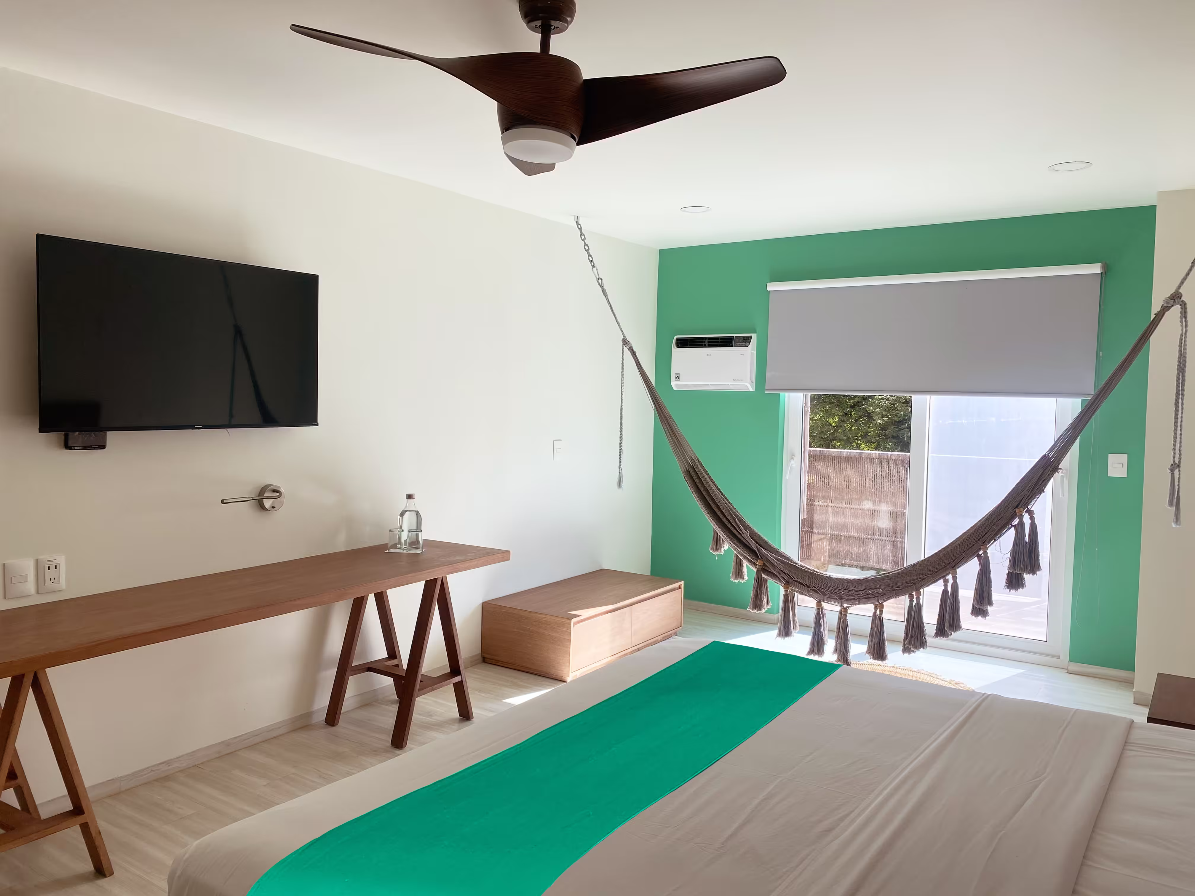 Vista del baño de la habitación